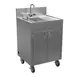 Winholt STCT-BHD2436PUMP-WH Hand Sink, Mobile, 1-Compartment 1 image
