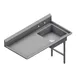 Winholt UDT-16-L-72L 72" Undercounter Dishtable w/20"x20" Bowl, 16 Gauge S.Steel Top / Left‑to‑Right 1 image