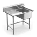 Winholt WS1T1620LD18-14DP-14GA One Compartment Sink 1 image