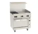 Wolf C36C-2B24G 36" Gas Restaurant Range w/ (2) Burners, 24" Griddle Right, (1) Convection Oven, 135.000 BTU 1 image