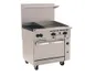 Wolf C36S-2B24G 36" Gas Restaurant Range w/ (2) Open Burners, 24" Griddle Right, (1) Standard Oven, 135.000 BTU 1 image
