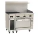 Wolf C48C-4B24G 48" Gas Restaurant Range w/ (4) Open Burners, 24" Griddle Right, (1) Convection Oven, (1) Cabinet Base, 195.000 BTU 1 image