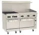 Wolf C60SC-4B36G 60" Gas Restaurant Range w/ (4) Open Burners, 36" Griddle Right, (1) Standard Oven, (1) Convection Oven, 238.000 BTU 1 image