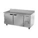 Beverage Air WTF67AHC 67" 2-Section Worktop Freezer w/ 2 Doors, 20 cu. ft. 2 image