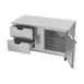 Beverage Air WTFD60AHC-2-FLT 60" 2-Section Worktop Freezer w/ 2 Drawers & 1 Door, 14.4 cu. ft. 4 image