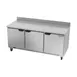 Beverage Air WTR72AHC 72" 3-Section Worktop Refrigerator w/ 3 Doors, 17.88 cu. ft. 2 image