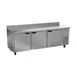 Beverage Air WTR93AHC 93" 3-Section Worktop Refrigerator w/ 3 Doors, 29.7 cu. ft. 1 image