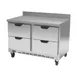 Beverage Air WTRD48AHC-4 48" 2-Section Worktop Refrigerator w/ 4 Drawers, 11.82 cu. ft. 2 image