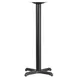 Flash Furniture XU-T2222-BAR-GG 22x22 Bar Height Cast Iron Table Base, Powder Coated Black Finish, 3 Dia. Column, Commercial Grade 1 image